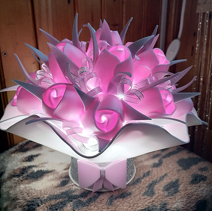 Авторські світильники-квіти